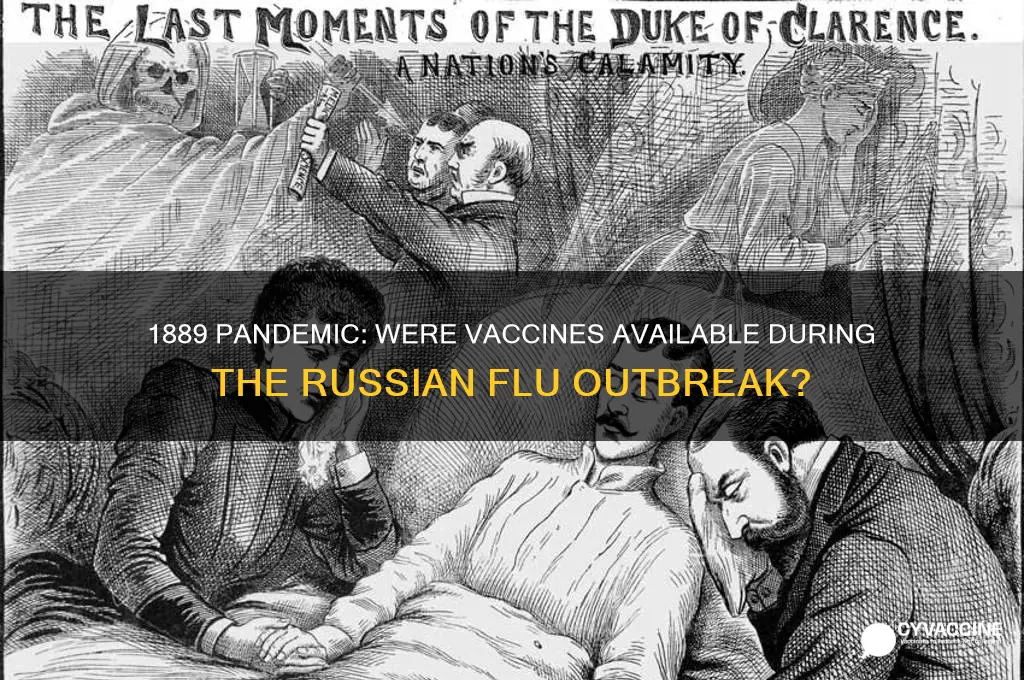 did they have vaccines in 1889