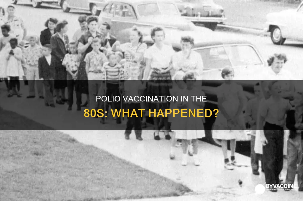did they vaccinate for polio in the 80s