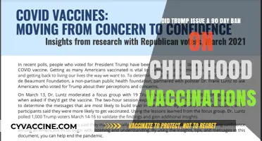 Trump's Childhood Vaccination Ban: 90 Days of Chaos