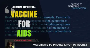 Trump's False Claim: AIDS Vaccine?