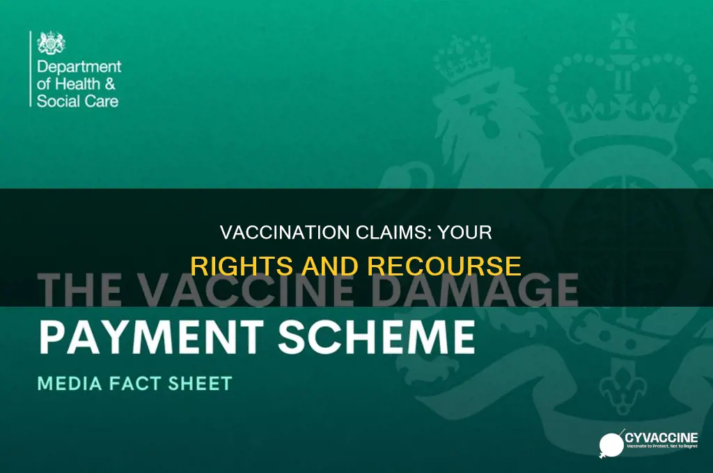 did you come a claim for a bad vaccination