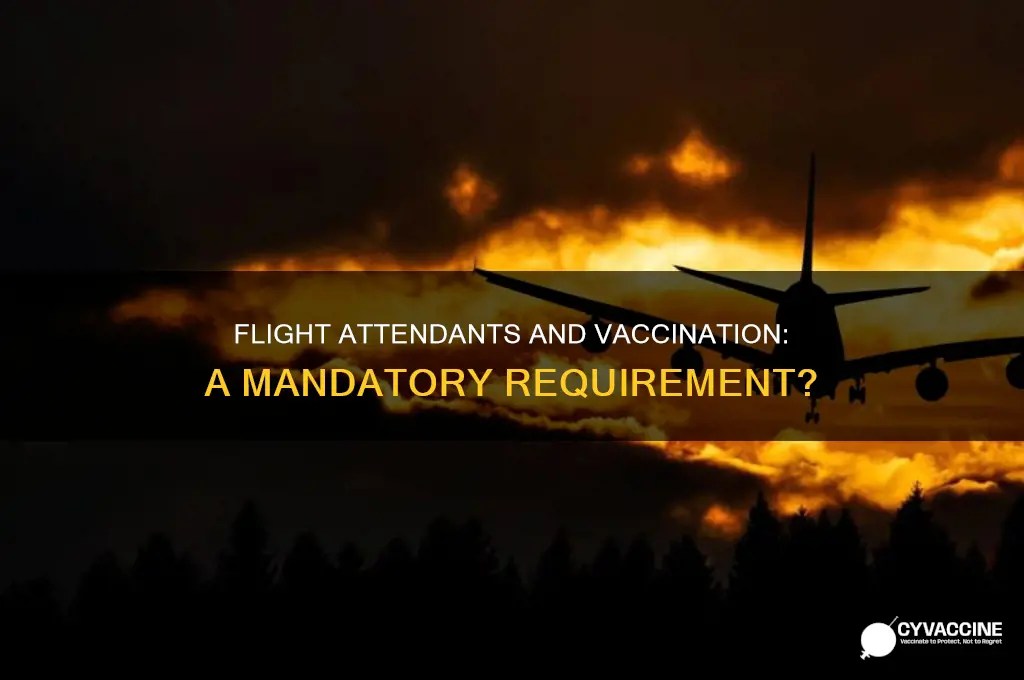 do all flight attendants have to be vaccinated