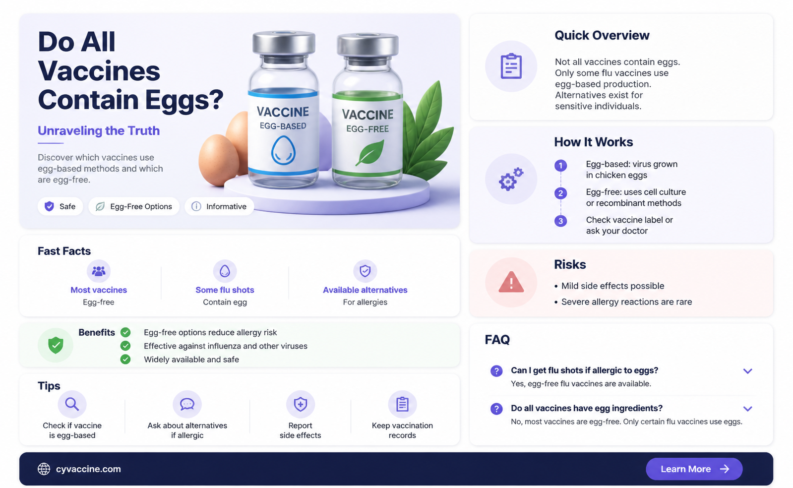 are all vaccines made with eggs