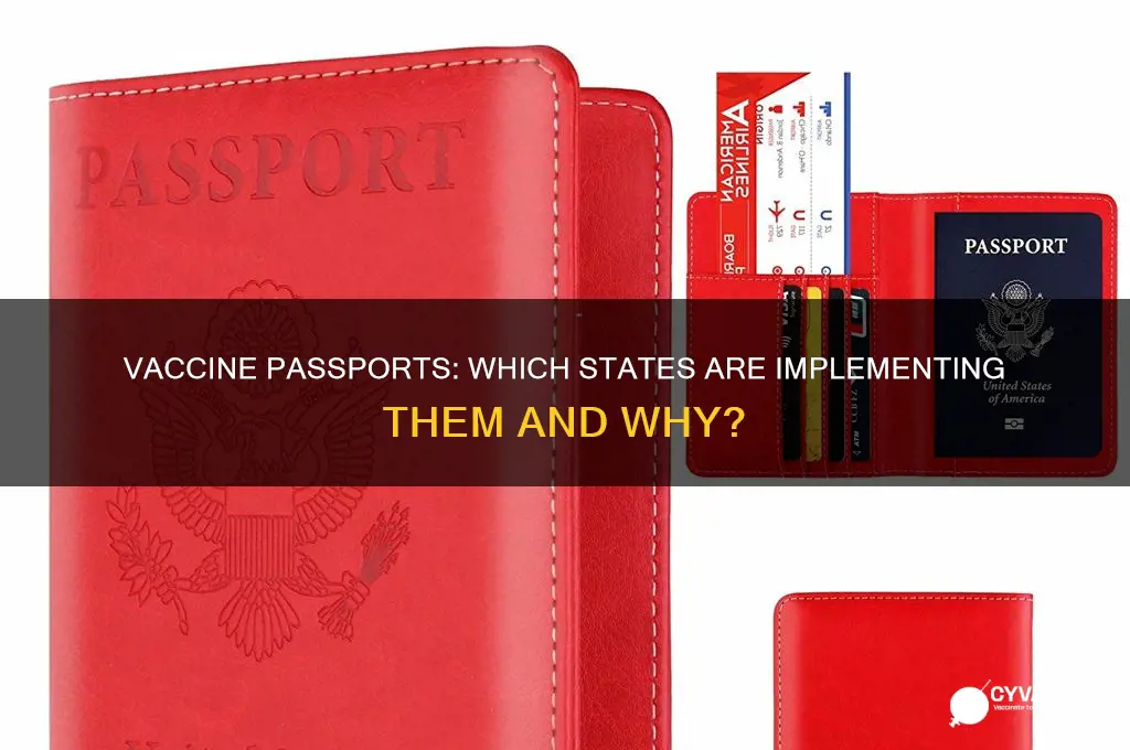 do any states have vaccine passports