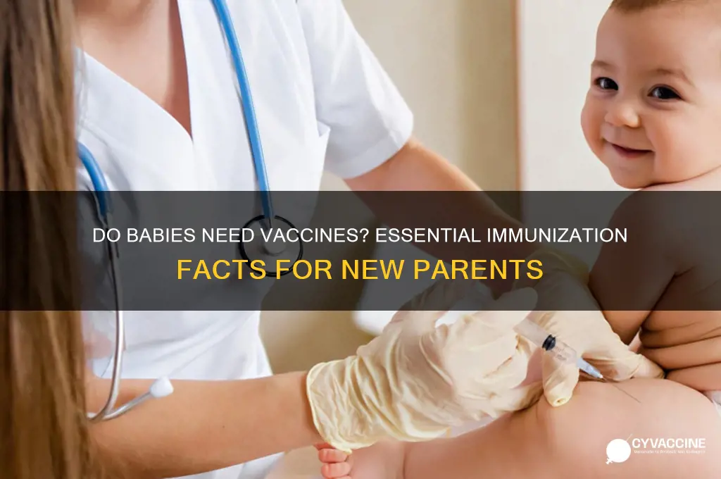 do babies have to be vaccinated