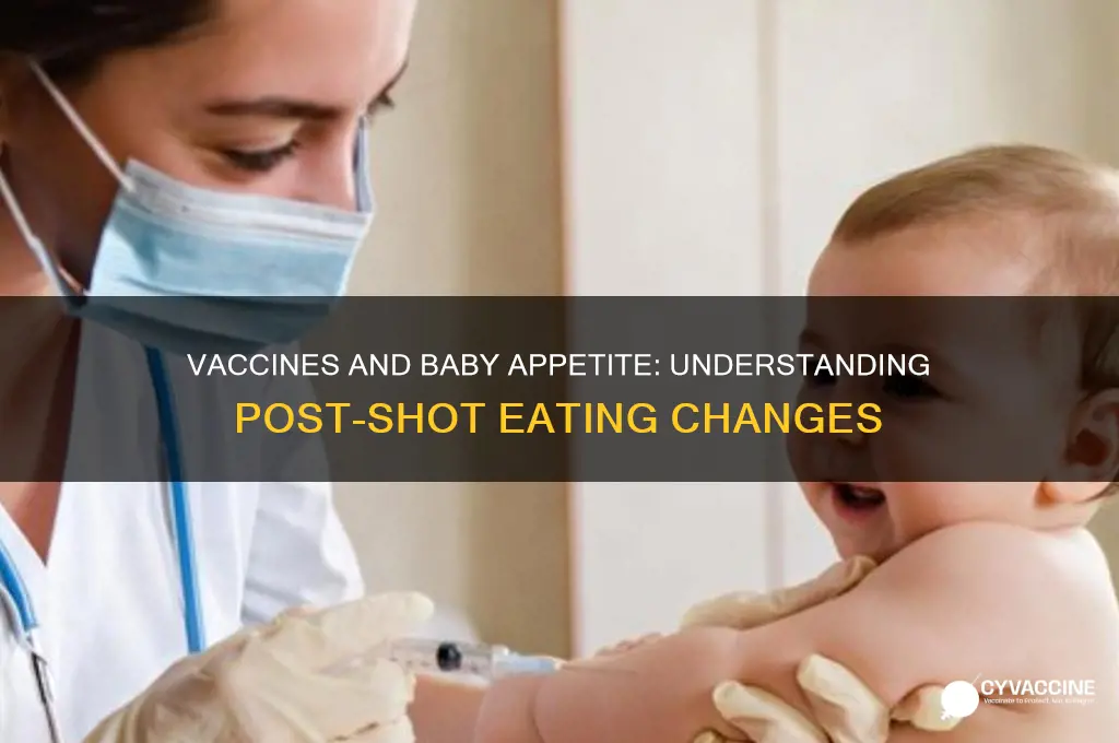 do babies lose appetite after vaccines