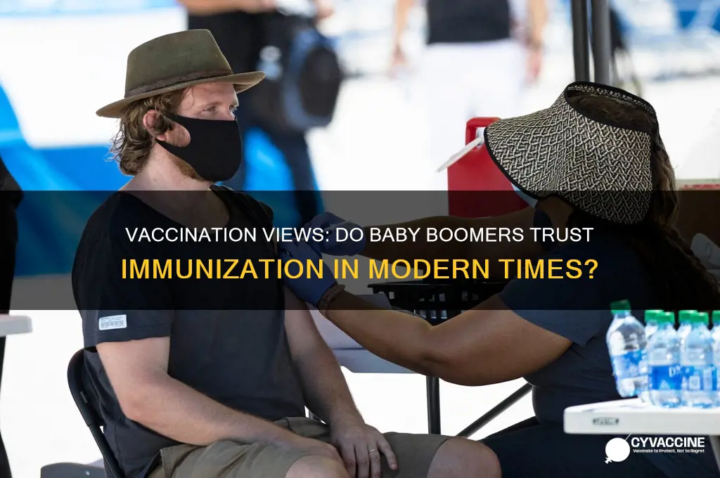 do baby boomers believe in vaccinations