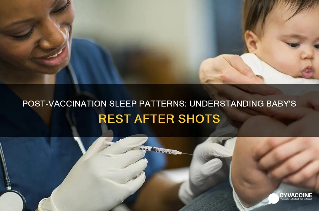 do baby sleep more after vaccination