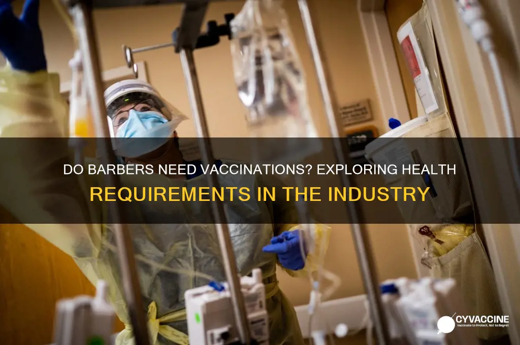 do barbers have to be vaccinated
