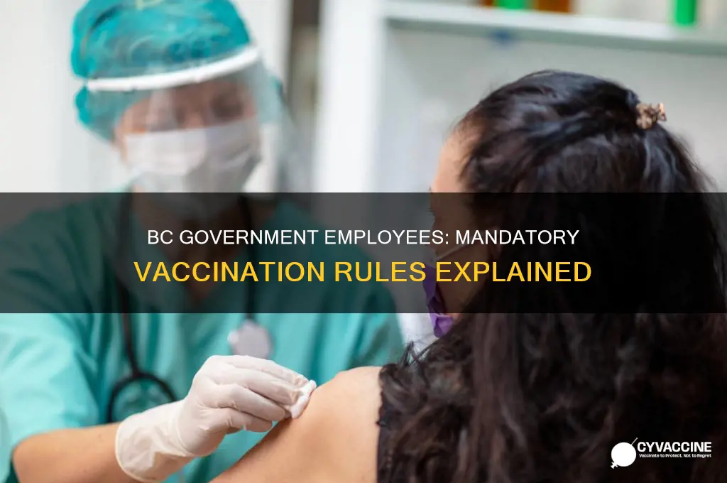 do bc government employees have to be vaccinated