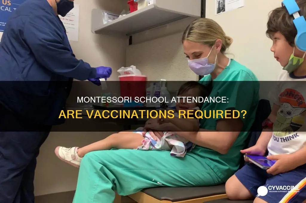 do chilren have to be vaccinated to attend mobtessori