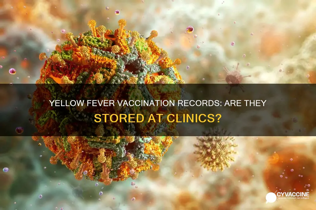 do clinics keep vaccination record for yellow fever