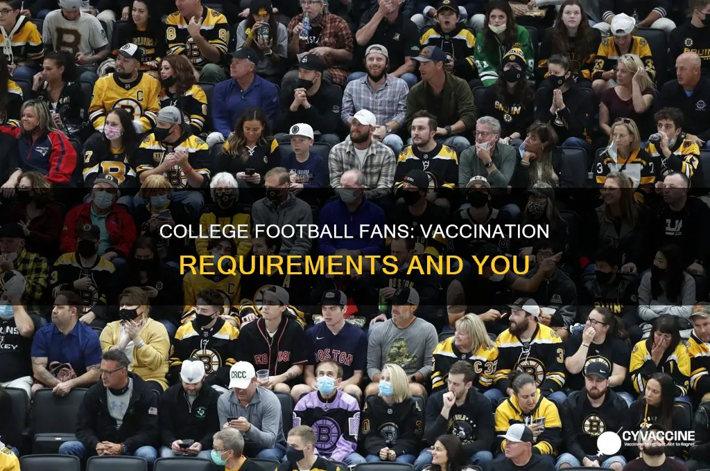 do college football fans have to be vaccinated