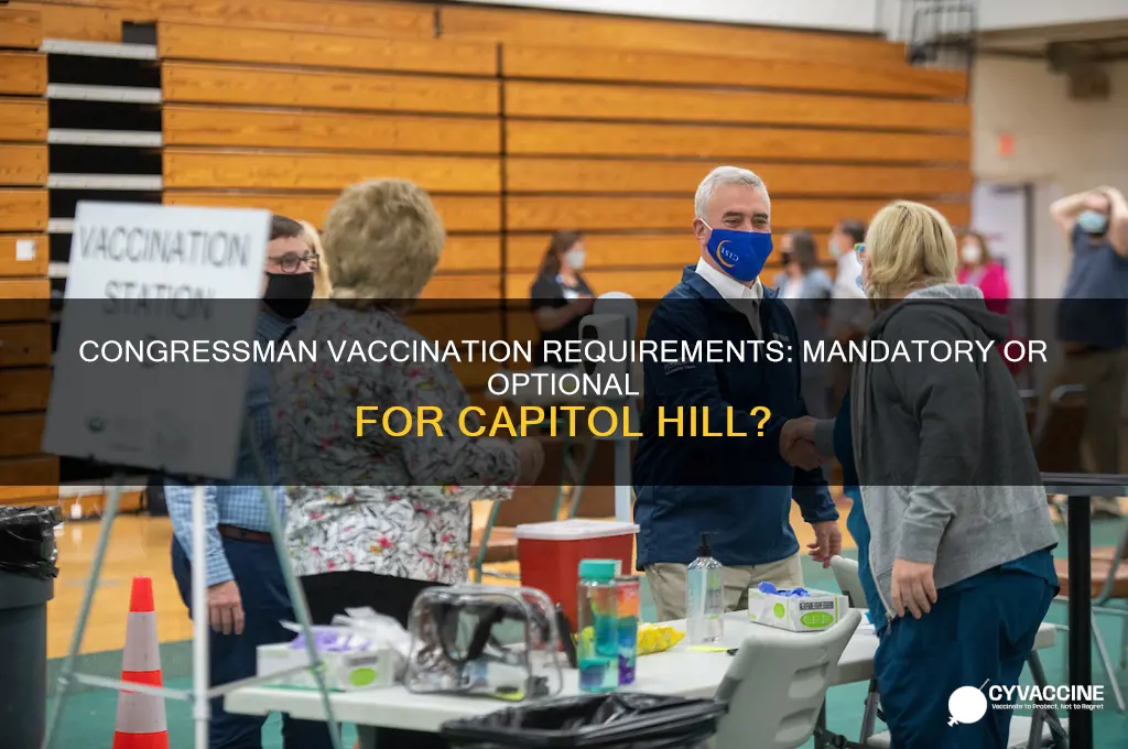 do congressman have to be vaccinated