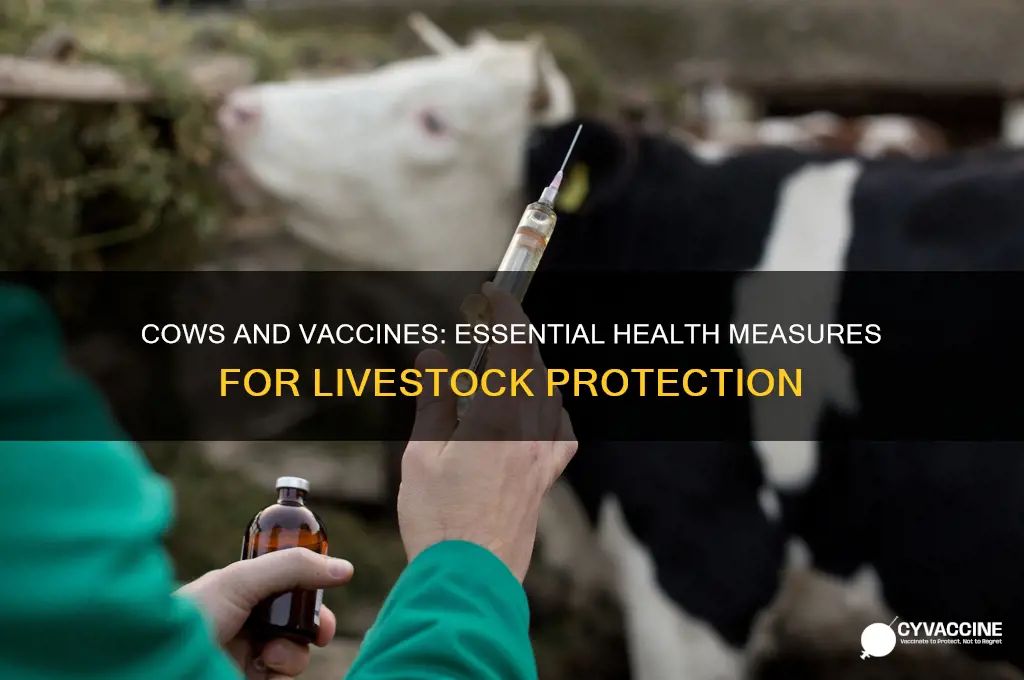 do cows have to be vaccinated