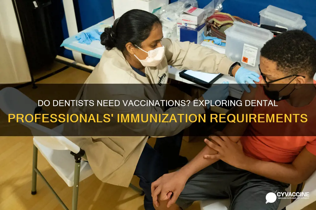 do dentist have to be vaccinated