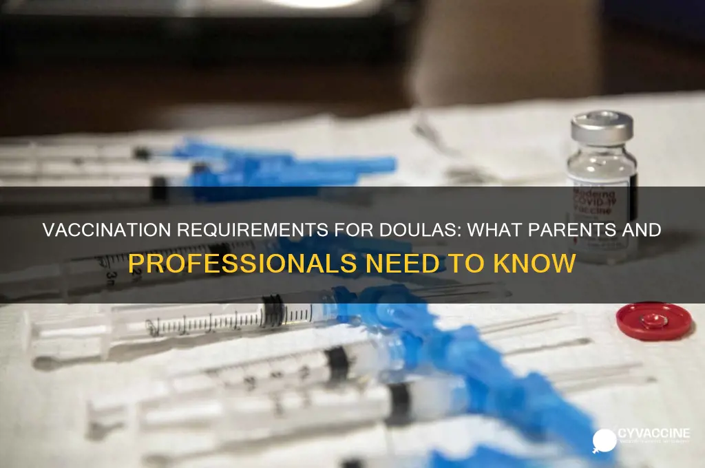do doulas have to be vaccinated