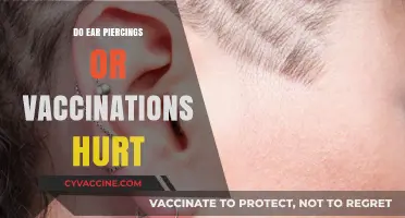 Ear Piercings vs. Vaccinations: Which One Hurts More?