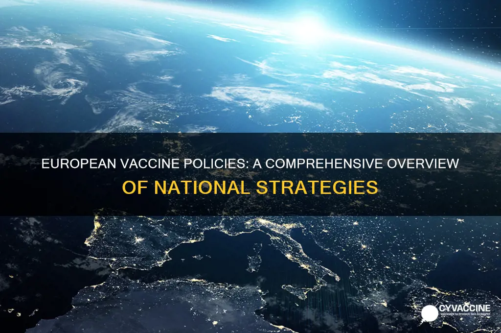 do european countries have vaccine policies