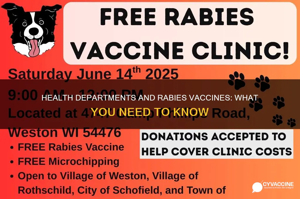 do health departments do rabies vaccines