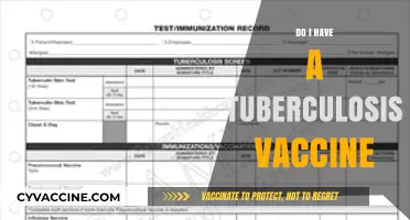 Do I Have a Tuberculosis Vaccine? Understanding Your Immunization Status