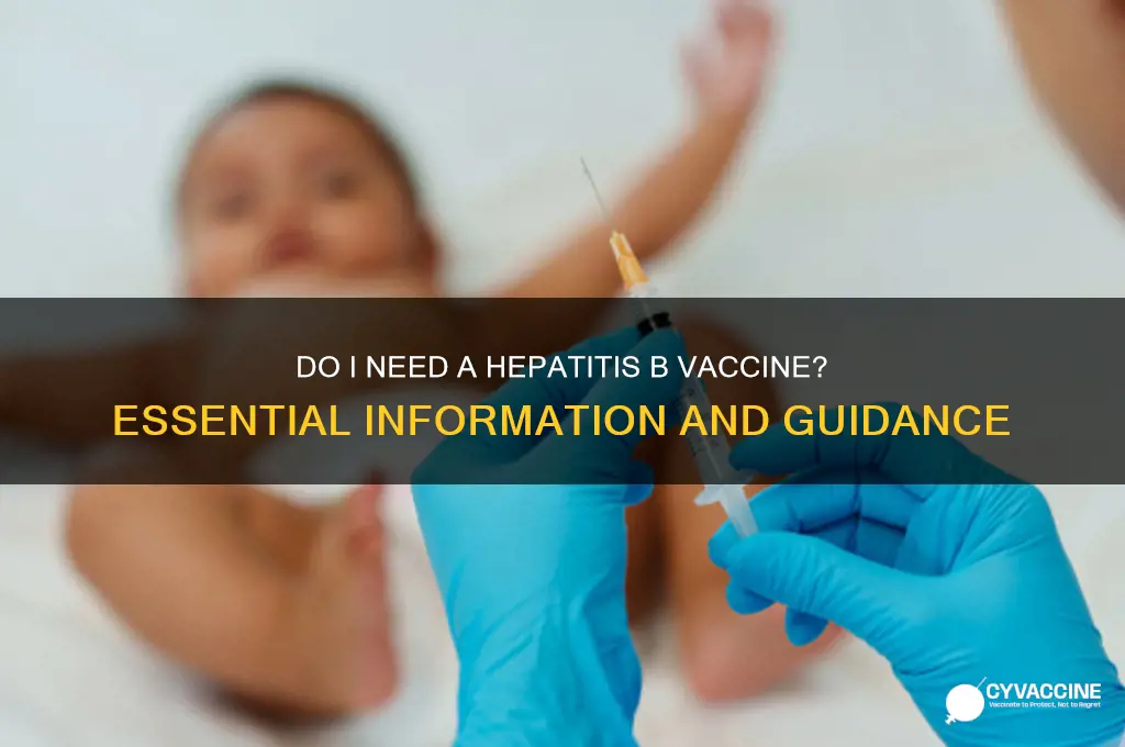 do i have hepatitis b vaccine