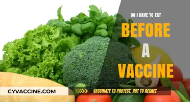 Pre-Vaccination Eating: What You Need to Know