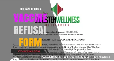 Vaccine Refusal: Do I Need to Sign a Form?