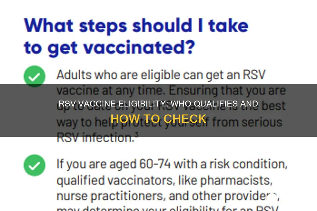 do i qualify for rsv vaccine