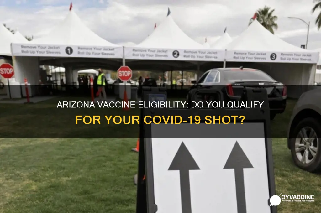 do i qualify for vaccine arizona