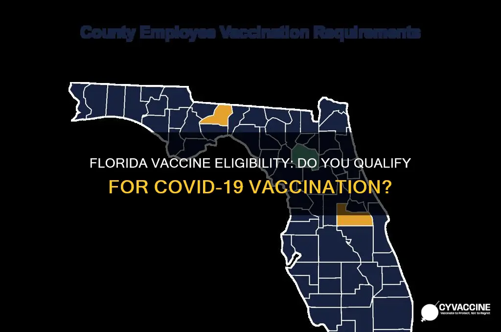 do i qualify for vaccine florida