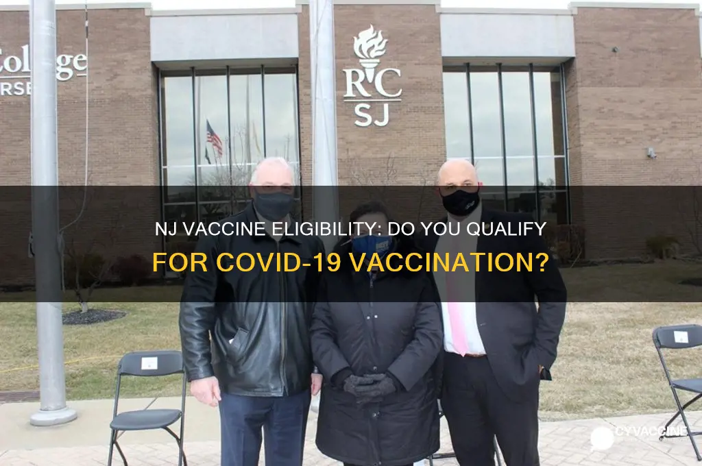 do i qualify for vaccine nj