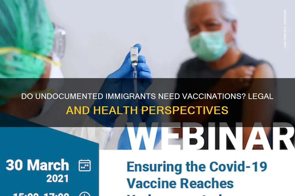 do illegals have to be vaccinated