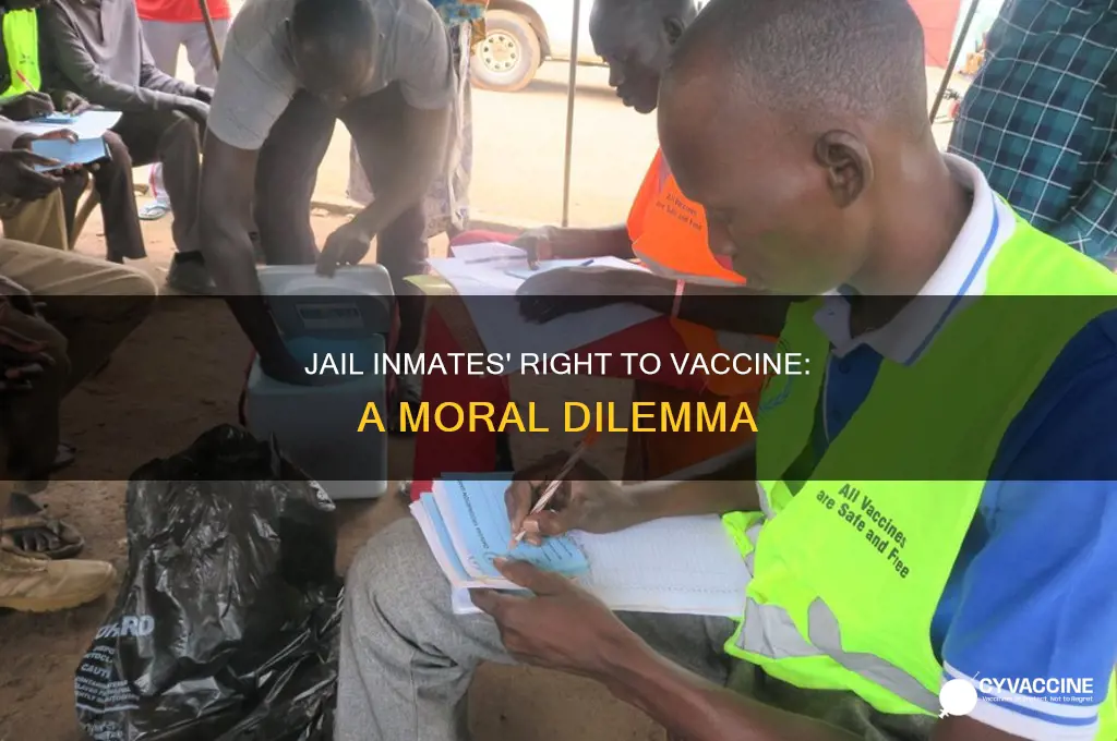 do jail inmates have a right to vaccine