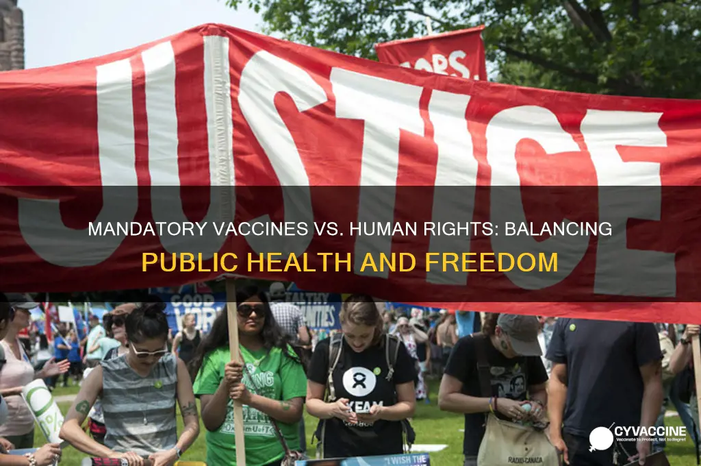do mandatory vaccines violate human rights