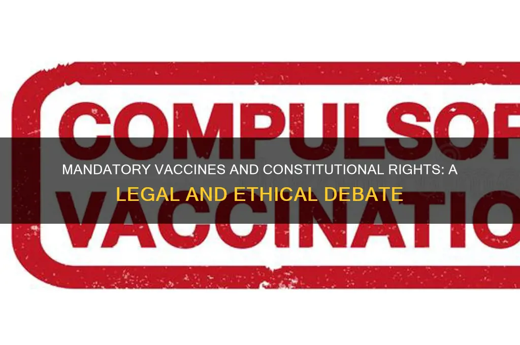 do mandatory vaccines violate the constitution