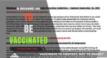 Missionary Vaccination Requirements: Essential or Optional for Global Service?