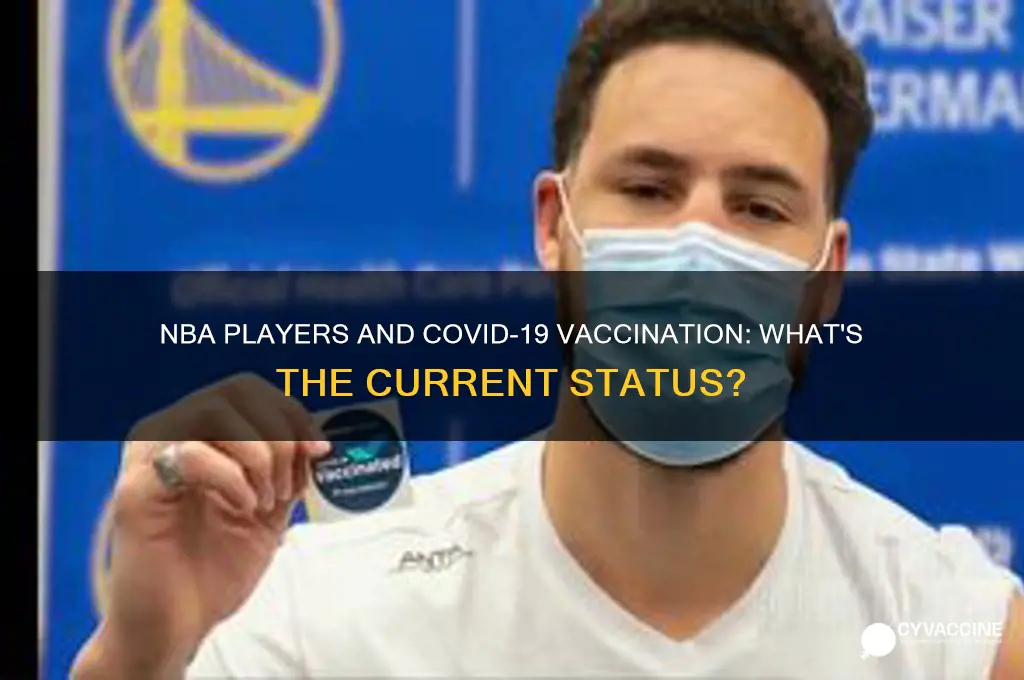 do nba players have the vaccine