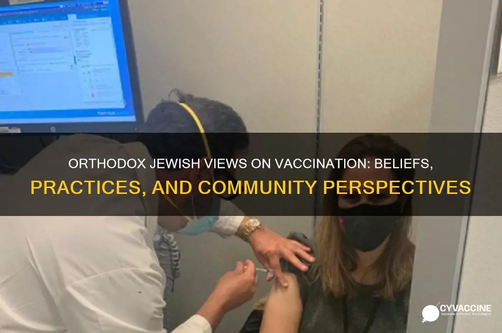 do orthodox jews believe in vaccination
