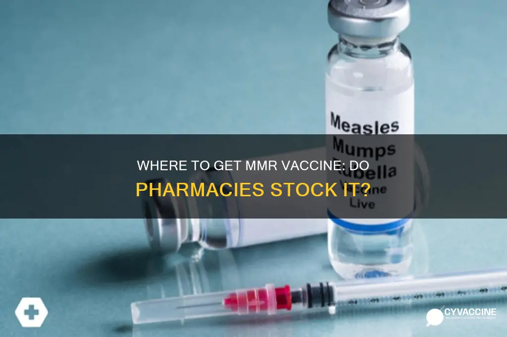 do pharmacies carry the mmr vaccine