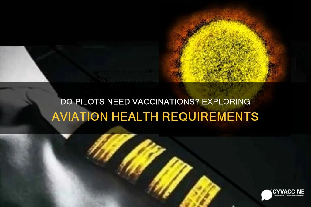 do pilots have to be vaccinated