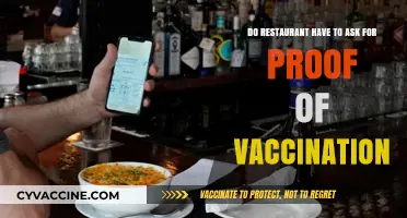 Vaccine Mandates: Restaurants and Proof of Vaccination