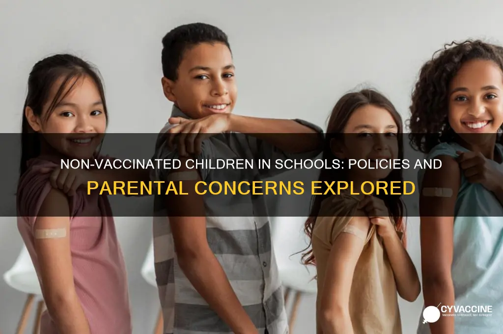 do schools allow non-vaccinated children