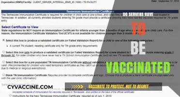 Vaccination Requirements for Servers: What the Law and Employers Say