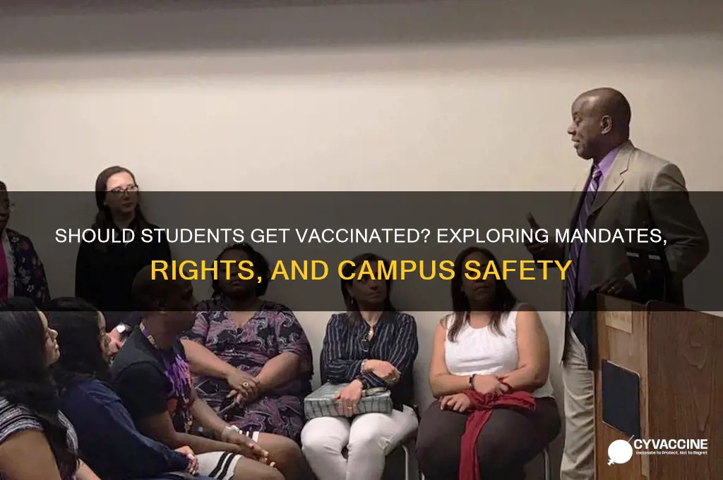do students have to be vaccinated