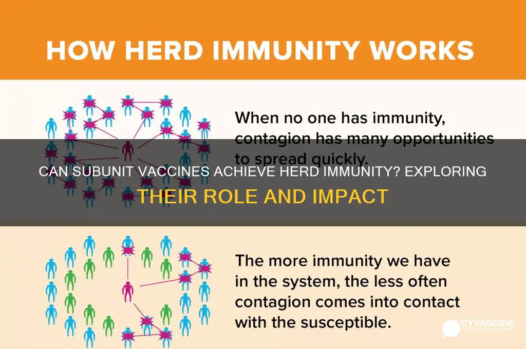 do subunit vaccines provide herd immunity