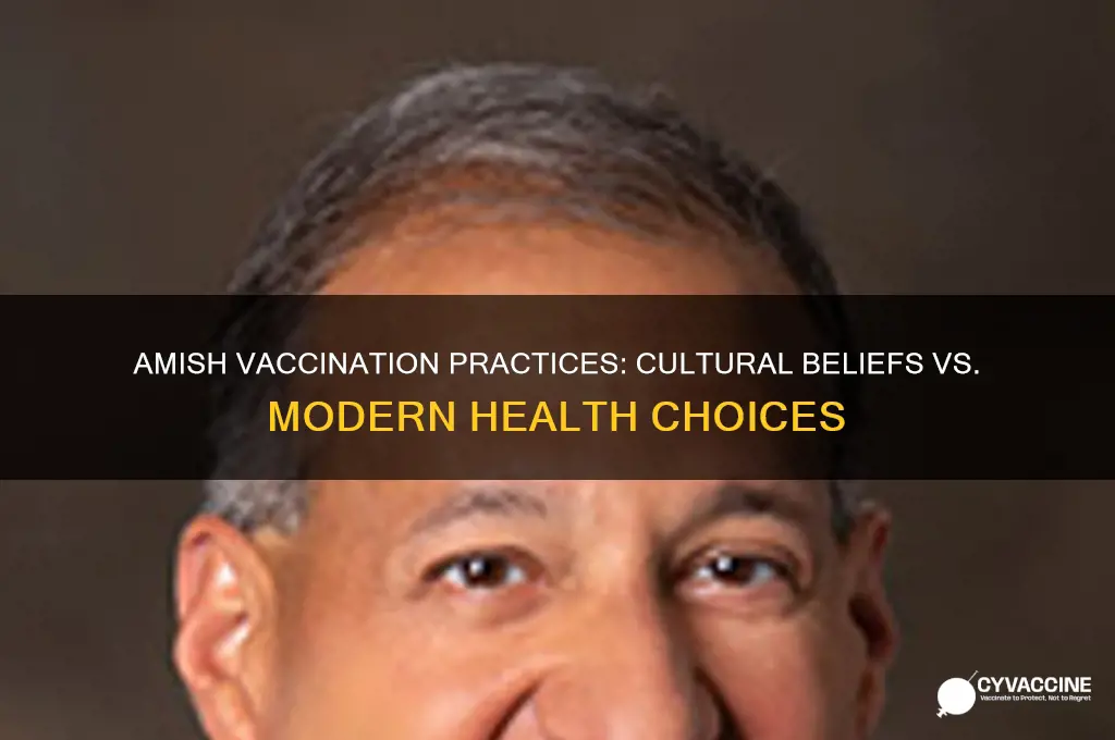 do the amish vaccinate their children
