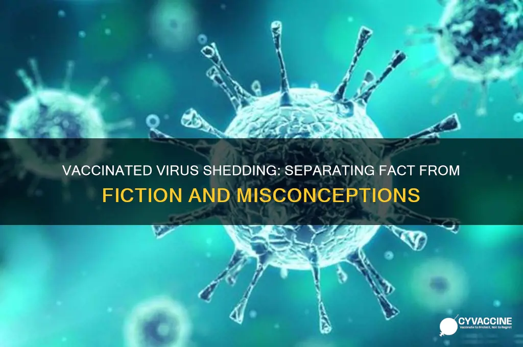 do the vaccinated shed the virus