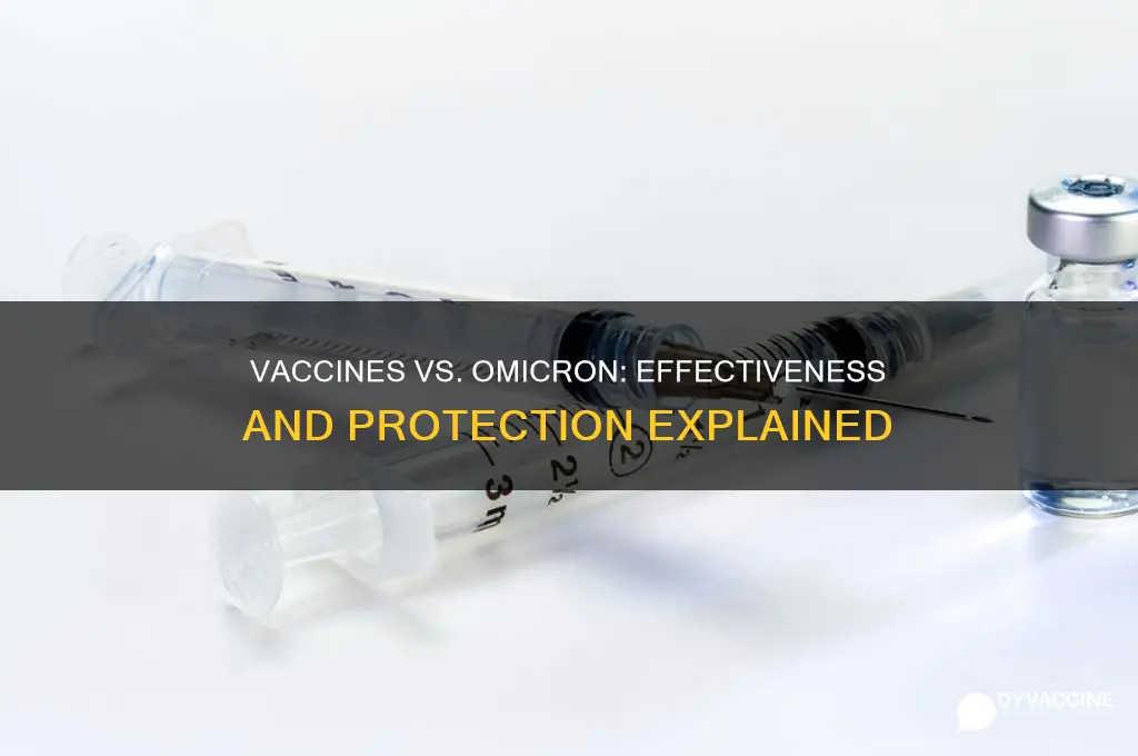 do the vaccines help against omicron