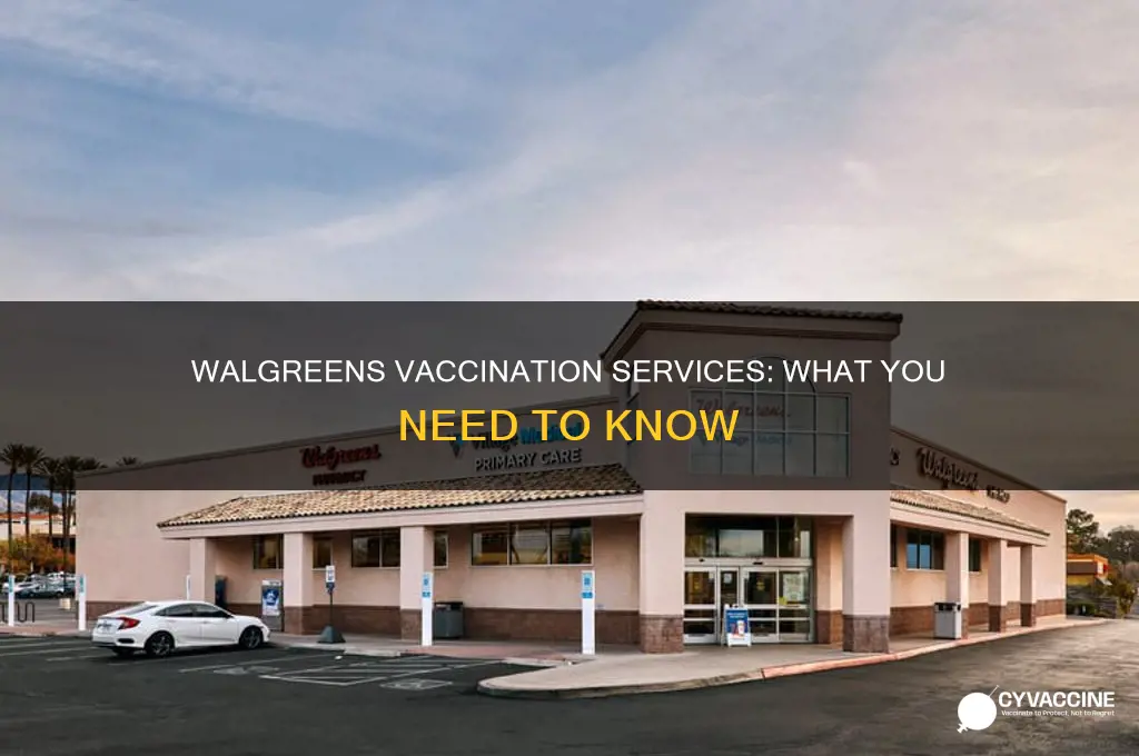 do they do vaccinations at walgreens